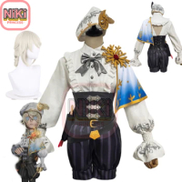 Identity V Golden Ratio Painter Cosplay Costume Game IDV Cos Edgar Valden Costume and Cosplay Wig