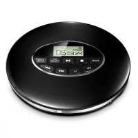Portable CD Player, Personal Bluetooth-compatible Disc Player CD Walkman Mini CD Players with Aux Cable USB Power Cable