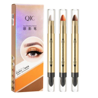 QIC Double Head Highlighter Contour Stick 2 In 1 Nose Shadow Contour Stick Concealer Shadow Lasting Face Foundation Concealer