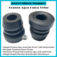Karet Stopper Shockbreaker Stoper Shock Depan Avanza Agya Calya Veloz 1Set(2Pcs) Bahan Ban
