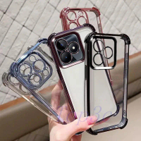 Phone Case, For Realme C53 C51, Anti-fall, Earthquake Resistant, Transparent, Soft Silicone Material