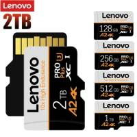 Original Lenovo Memory Card 1TB 2TB High Speed Micro TF SD Card 512GB SD Card V60 U3 TF Cards for Nintendo Switch Ps4 Ps5 Game