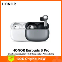 Honor Earbuds 3 Pro Ultra-wideband coaxial dual unit Scene-based smart noise reduction Body temperature AI monitoring