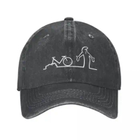 Bicycle La Linea Cotton Baseball Caps Cowboy Hats Bone For Men Women Funny Art Cap Hats Spring Summer Vintage Casquette Gorras