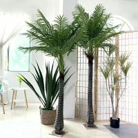 大型落地仿真棕櫚樹椰子樹假植物盆景盆栽商鋪櫥窗婚慶布置裝飾品