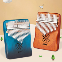 ZANI Kalimba 1721ที่สำคัญมืออาชีพนิ้วหัวแม่มือเปียโนไม้เนื้อแข็งไม้วีเนียร์แป้นพิมพ์เครื่องดนตรี Kalimba นิ้วหัวแม่มือเปียโน