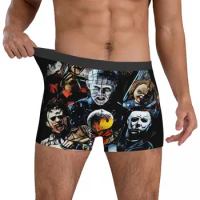 Hellraiser Underwear Horror movie characters Printing Boxer Shorts Hot Male Panties Classic Boxer Brief Gift Idea