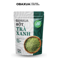 Bột Trà Xanh Đắp Mặt Nạ Obaxua nguyên chất túi 250g, 500g - Giúp bóc bã nhờn, ngừa mụn, mờ thâm