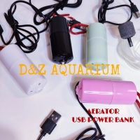 Aerator USB Power Bank Air Pump Mancing Mati Lampu Aquarium Kolam