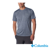 Columbia 哥倫比亞 男款-Columbia Hike™快排短袖上衣-深藍色(UAE14190NY/IS)