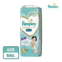 Pampers【幫寶適】一級幫(黏貼)紙尿褲L(42片x4包，共168片)日本境內版