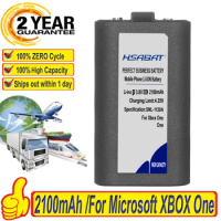 Top Brand 100% New 2100mAh Battery for Microsoft Xbox One X S Play Lithium polymer Rechargeable Battery Pack Batteries