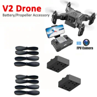 Mini Drone 4D-V2 Foldable Quadcopter Original Accesory 4DRC V2 Battery Propeller Props Maple Leaft Blade Spare Part