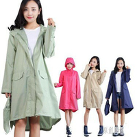 輕薄透氣旅游雨披成人雨衣 女戶外徒步可愛長款日本時尚防水風衣  LR5335 雙十一購物節