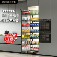 廚房櫥柜大怪物高柜拉籃零食柜怪獸聯動高深多層功能收納柜置物架