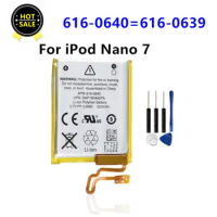 616-0640 Replacement Battery For iPod Nano 7 7th Gen Batteries A1446 MP3 MP4 Battery MB903LL/A 616-0639 + Tools