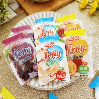 【晶晶】一口吸綜合風味果凍 ( jelly 蒟蒻凍 一口吸蒟蒻凍 擠壓式口袋型果凍) 600g (台灣果凍)