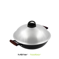 Toolbar - 32CM 嚐 – 雙側耳輕鑄鐵炒鑊 1PC