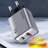 PD 45W USB Charger Fast Charging Type C Phone Charger For Iphone 14 15 Pro Max Xiaomi 12 13 14 Ultra Huawei P50 Mate60 Samsung