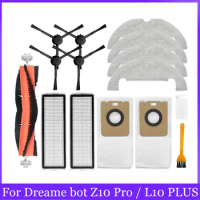 For Dreame bot Z10 Pro / L10 PLUS XiaoMi Mijia STYTJ05ZHM Auto-Empty Robot Main / Side Brush Filter Vacuum Cleaner Accessories