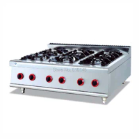 PKJG-GH997.1 6 Burner Gas Range for business kitchen