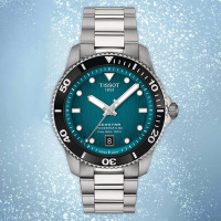 TISSOT 天梭 官方授權 Seastar 海星系列潛水錶 機械錶 中性錶 送禮首選 T1208071109100