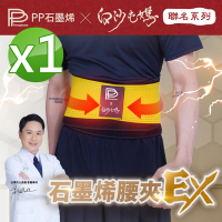 【PP石墨烯】醫療級石墨烯腰夾1入_白沙屯媽祖限量聯名款(保護腰椎減輕壓力)