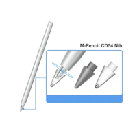 Replacable Pencil Tips for Huawei M-Pencil 2Nd Stylus Touch Pen Tip M-Pencil 2Generation CD54 NIB Pencil Tip-Transparent