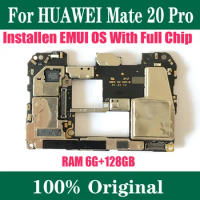 100% Working For HUAWEI MATE 20 Pro Motherboard,100% Unlocked Logic Board 128GB For HUAWEI MATE 20 Pro Mainboard With Full Chips