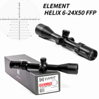 ELEMENT Optics HELIX 6-24X50 FFP First Focal Plane Riflescope w/ Zerostop 30mm Tube APR-2D MRAD Reti