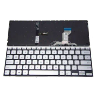 New US Russian Keyboard For ASUS VivoBook 14 X420 X420F X420FA X420U A420F A420 A420U S420 S420UA P1411F P1411FA Backlit RU
