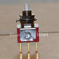 [SA]P8702 Dual gold-plated six feet M6.35 toggle switch reset button normally open normally closed without lock Taiwan Q27--50pc