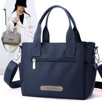 [BG51] กระเป๋าสะพายข้าง 8 ช่องการใช้งาน กระเป๋าสะพายไหล่ แฟชั่นผู้หญิง ผ้าไนล่อน มีซับในอย่างดี  สวย