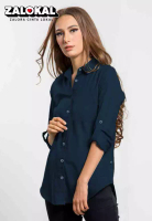 C2 Outfitters C2 Kanzia Navy Casual Shirt