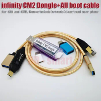 100% infinity CM2 BOX Dongle + UMF All boot cable for GSM and CDMA,Remove/unlock/network/clear/read user phone