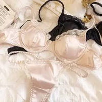 Pakaian Dalam Wanita ALISON BRA SET Sexy BH dan CD Celana Panties Beige XL