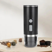 3-in-1 Travel Coffee Maker Fit for Nespresso Dolce Gust Capsule/Powder Electric Espresso Machine for Car &amp; Home Camping Travel