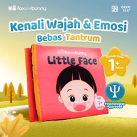 Foxandbunny - Buku Bayi Mainan Edukasi Tummy Time Usia 0+ Bulan Promo Bundling Baby Book & Contrast 