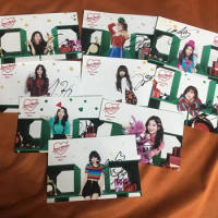 signed TWICE Heart Shaker Autographed Group photo 4*6 K-POP 2024