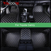 YOGOOGE Custom Car Floor Mats For Toyota Camry 2000-2022 Years Auto Coche Accessories Foot Carpets