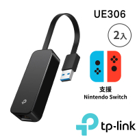 2入組 TP-Link UE306 USB 3.0 to 轉 RJ45 Gigabit 外接網路卡 乙太網路(網卡轉換線、轉換器)