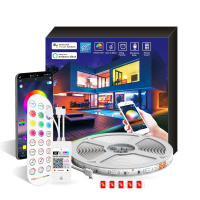 LED Strip 15M RGB Smart Lighting SMD5050 Google Home Wifi Alexa 24Key
