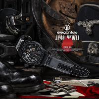 elegantsis 愛樂時 軍事系列 ELJF48QS-6B04LC 二戰德國 JF48WWII 收藏家腕錶 48MM