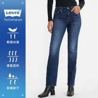 Levi s 女款724 涼感彈性高腰直筒牛仔褲