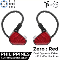 Truthear X Crinacle Zero : RED Dual Dynamic Driver IEM Fon Telinga dengan Kabel Boleh Ditanggalkan M