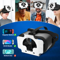 VR Headset for Nintendo Switch OLED Model/Nintendo Switch 3D VR (Virtual Reality) Glasses Switch VR Labo Goggles Headset