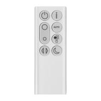 Replacement Remote Control for Dyson Pure Cool TP04 TP06 TP09 DP04 Purifying Fan Remote Control(Silver)