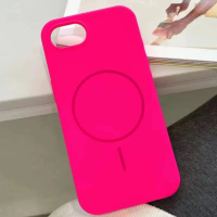 เคส iPhone, ซิลิโคนเหลวดั้งเดิม, แม่เหล็ก, เข้ากันได้กับ 16E, 16 Pro Max, Plus, 15Promax, เคสป้องกัน