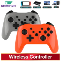 GAMINJA Wireless Controller No Latency Bluetooth Gamepad PC Joystick For Nintendo Switch Game Console PS3 TV Box PC