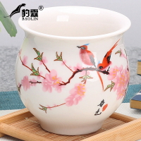 功夫小茶杯陶瓷茶盞茶碗家用單個品茗杯紫砂主人杯泡茶日式青花瓷